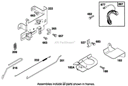 ENGINE BRIGGS &amp; STRATTON MODEL 28B707-0122-01