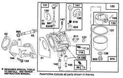 ENGINE BRIGGS &amp; STRATTON MODEL 286707-0453-01(3)