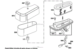 ENGINE BRIGGS &amp; STRATTON MODEL 286707-0453-01(5)