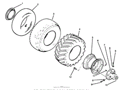 REAR WHEELS AND TIRES