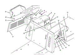 SEAT BODY &amp; SIDE PANEL ASSEMBLY