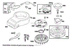 ENGINE BRIGGS &amp; STRATTON MODEL 28M707-0122-01(3)