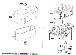 ENGINE BRIGGS &amp; STRATTON MODEL 28M707-0122-01(7)