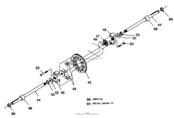 HYDROGEAR TRANSAXLE MODEL NO. 321-0500(2)