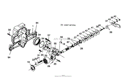 HYDROGEAR TRANSAXLE MODEL NO. 321-0500