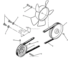 DRIVE BELT AND PULLEYS