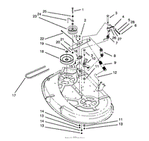 BRAKE ASSEMBLY (38&quot; CUTTING UNIT)