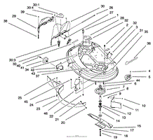 38&quot; DECK COMPONENTS ASSEMBLY