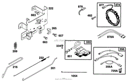 ENGINE BRIGGS &amp; STRATTON MODEL 28N707-0131-01(9)