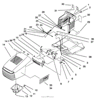 HOOD &amp; TOWER ASSEMBLY