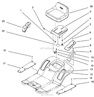 REAR BODY &amp; SEAT ASSEMBLY