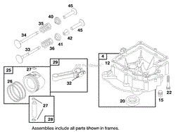 ENGINE BRIGGS &amp; STRATTON MODEL 28M707-1182-E1(7)