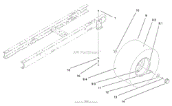 REAR WHEEL ASSEMBLY