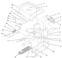 FENDER &amp; FOOTRESTS ASSEMBLY