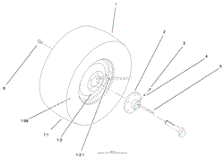 REAR WHEEL ASSEMBLY