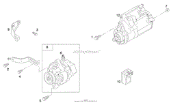 ENGINE ASSEMBLY (SERIAL NO. 99000001-9900130)(MODEL 735(((12)