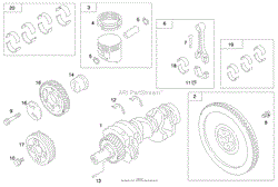 ENGINE ASSEMBLY (SERIAL NO. 99000001 &amp; UP)(MODEL 73552) ENGINE ASSEMBLY (SERIAL NO. 99001001 &amp; UP)(MODEL 735((11)