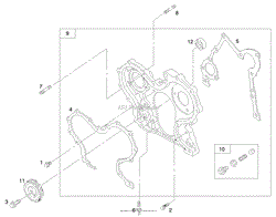 ENGINE ASSEMBLY (SERIAL NO. 99000001 &amp; UP)(MODEL 73552) ENGINE ASSEMBLY (SERIAL NO. 99001001 &amp; UP)(MODEL 735(9)