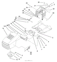 HOOD &amp; TOWER ASSEMBLY