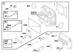 ENGINE BRIGGS &amp; STRATTON MODEL 28Q777-0690-E1(3)