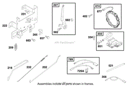 ENGINE BRIGGS &amp; STRATTON MODEL 28Q777-0690-E1(5)