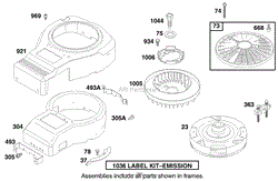 ENGINE BRIGGS &amp; STRATTON MODEL 28Q777-0690-E1(7)