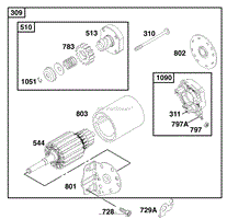 ENGINE BRIGGS &amp; STRATTON MODEL 28Q777-0690-E1