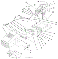 HOOD &amp; TOWER ASSEMBLY