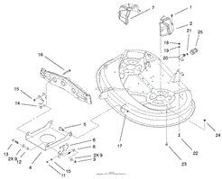 38&quot; DECK ENGAGEMENT ASSEMBLY