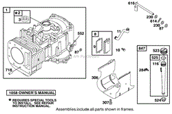 ENGINE BRIGGS &amp; STRATTON MODEL 28Q777-0690-E1(4)