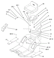 REAR BODY &amp; SEAT ASSEMBLY