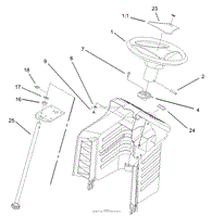 FIXED STEERING ASSEMBLY