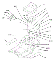 REAR BODY AND SEAT ASSEMBLY