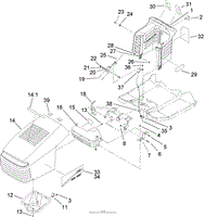 HOOD AND TOWER ASSEMBLY