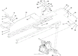 HYDRO TRANSAXLE CONTROL AND NO MOW IN REVERSE ASSEMBLY