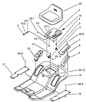 REAR BODY AND SEAT ASSEMBLY