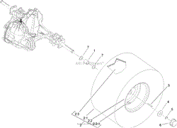 WHEEL AND TIRE COMPONENT ASSEMBLY