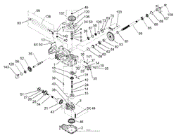 LH HYDRO TRANSAXLE ASSEMBLY NO. 107-1709