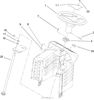 FIXED STEERING ASSEMBLY