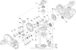 GEAR ASSEMBLY TRANSAXLE NO. 104-1760