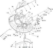 38IN DECK ASSEMBLY