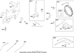 GOVERNOR ASSEMBLY BRIGGS AND STRATTON 280H07-0166-E1