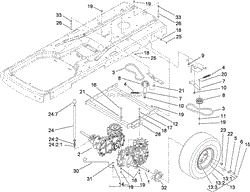 HYDRO AND BELT DRIVE ASSEMBLY