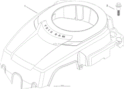 BLOWER HOUSING ASSEMBLY KOHLER SV540-0019