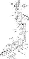 CRANKCASE ASSEMBLY KOHLER SV540-0019