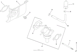 FUEL SYSTEM ASSEMBLY KOHLER SV540-0019