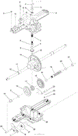 SINGLE SPEED TRANSMISSION ASSEMBLY NO. 112-0368