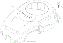 BLOWER HOUSING ASSEMBLY KOHLER SV600-0018