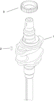 CRANKSHAFT ASSEMBLY KOHLER SV600-0018