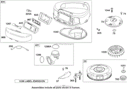 BLOWER HOUSING ASSEMBLY BRIGGS AND STRATTON 21A907-0169-E1